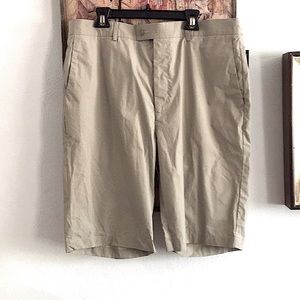 NWT PERRY ELLIS NORDSTROM STRETCH FLAT FRONT KHAKI SHORTS CASUAL GOLF MENS 36
